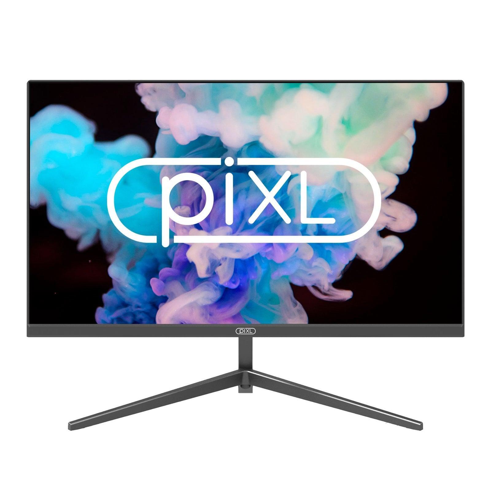 piXL CM215F17 21.5 Inch Frameless Monitor, Slim Design, 5ms Response Time, 75Hz Refresh Rate, Full HD 1920 x 1080, VGA / HDMI, 16.7 Million Colour Support, Black Finish-PCR Business Solutions Ltd